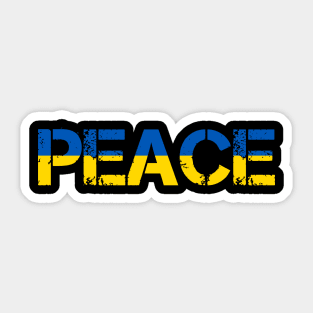 Peace for Ukraine Sticker